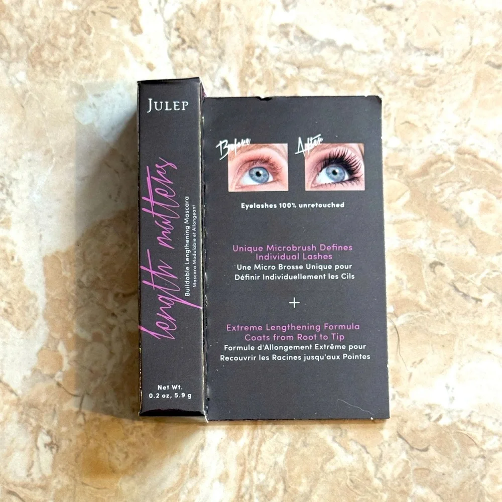 Julep Length Matters Buildable Lengthening Mascara Jet Black NIB